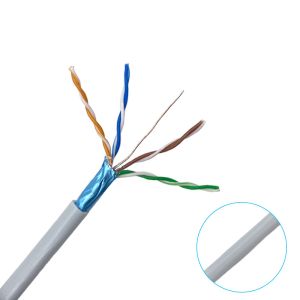 Single Shielded CAT5E Lan Cable 24awg 305m Ethernet Communication
