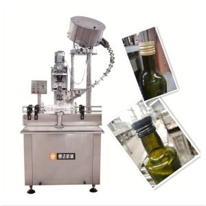 auto aluminium screw capping machine,oil spirit whisky liquor wine bottle