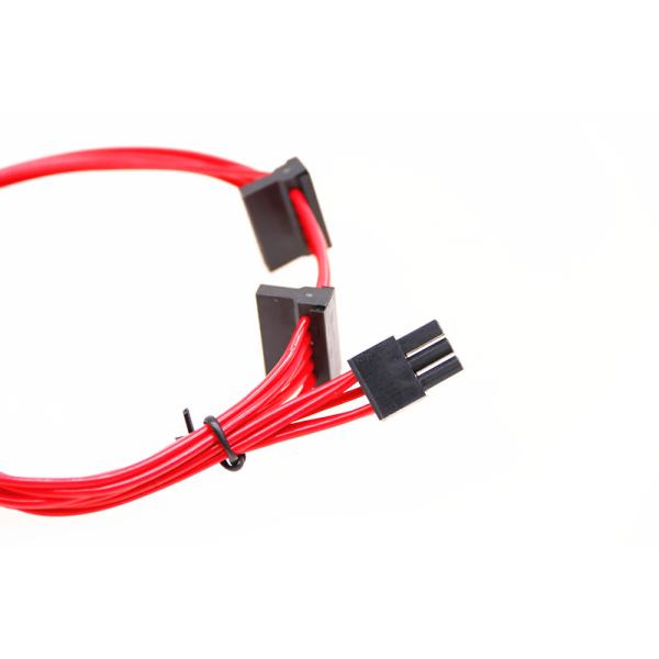 Mudular Cable for Power Supply with Extra-Sleeved 24 PIN 8PIN 6PIN 580mm Length Red