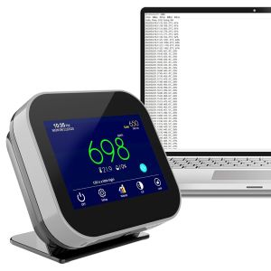 Quality Office Classroom Indoor CO2 Meter Monitor NDIR Sensor Adjustable Customized for sale