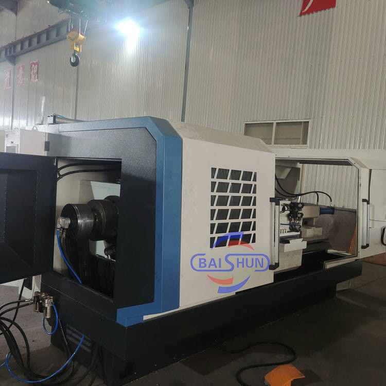 Buy QK1325 CNC Double Chuck Pipe Threading Lathe 250mm Max Diameter at wholesale prices