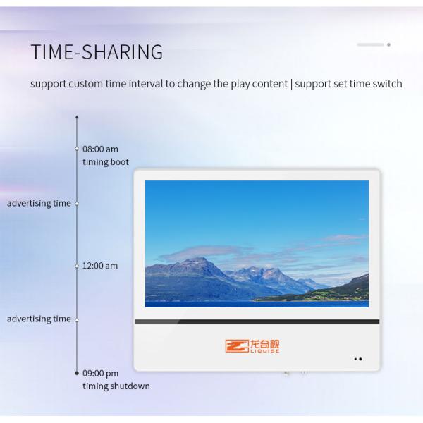 32 Inch 65 Inch 10point Touch Wall Mounted Display For Elevator