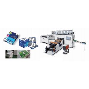 Automatic High-speed Helical-knife Paper Roll Sheeter Stacker, for 1-rol, 2-roll
