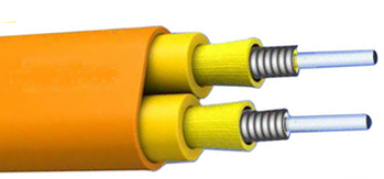 Buy Flat Duplex Armored Optical Cable  2000M LSZH/PVC at wholesale prices