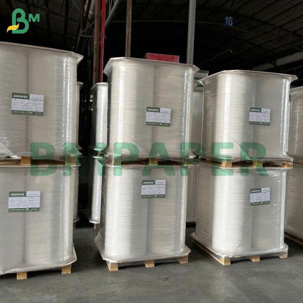 Buy 28GSM Not Toxic Straw Wrapping Paper Rolls with logo Customized at wholesale prices