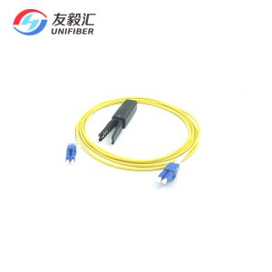 Single Mode Duplex LC to LC Light-Up Fiber Tracer Cable 3M