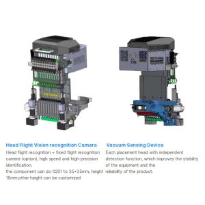 Customized 98000CPH Optimal Speed Smt PCB Mounting Pick And Place Machine