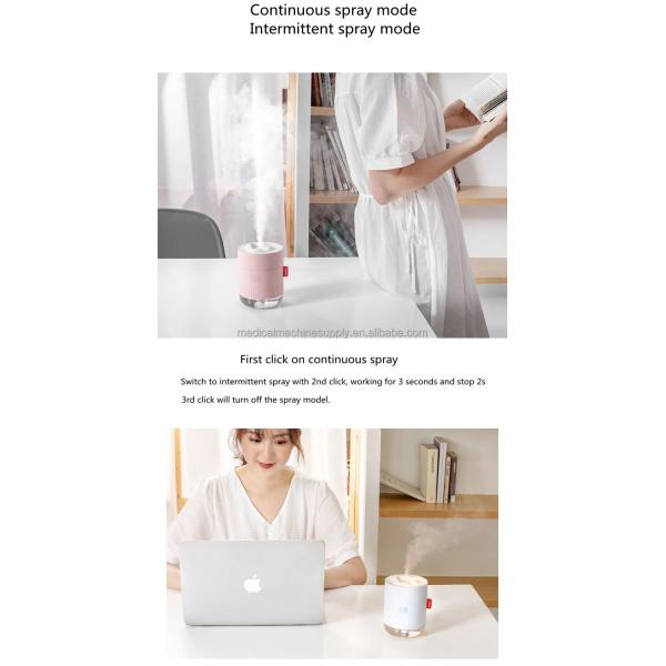 Portable H2O Humidifier Cool-Mist Impeller Humidifier with ABS PP Silica Gel Material