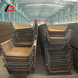 Hot Sales Large Stock 600*180*13.4mm Type Iiiw U Type Sheet Piles From Chinese