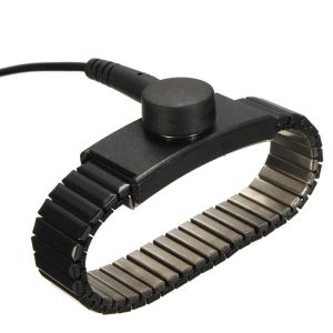 Adjustable ESD Anti Static Electricity Bracelet Hand Ground Wireless Clip