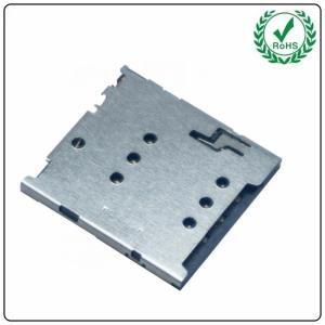 Quality 1.42H Socket Micro SIM Card Connector With Detect Switch for sale