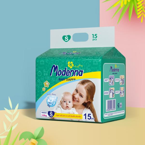 Soft Cotton Baby Disposable Diaper Biodegradable Newborn Eco Disposable Nappies
