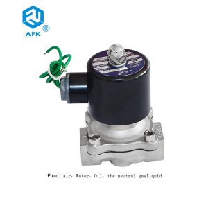 AC380V Diaphragm Stainless Steel Solenoid Valve Pilot Operating