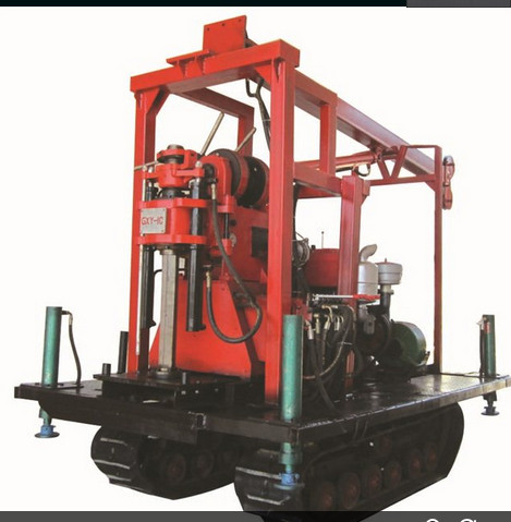 GXYL-1 Large Output Torque Crawler Drilling Rig Various Chassis Opening