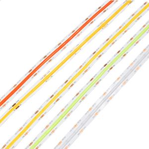 Customizable COB Light Strip DC12V24V 8mm10mm 320Leds 3000K4000K6500K Warm