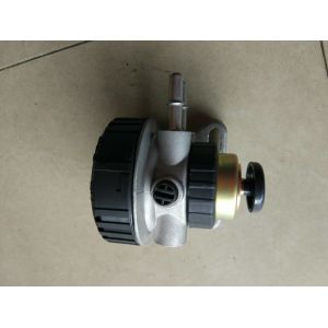 Excavator Diesel Fuel Filter Head , Oil Filter Head Steel Materials