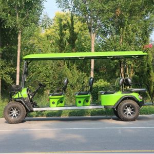 72V Hunter Custom Electric Golf Carts Eight Passenger 850KG Weight