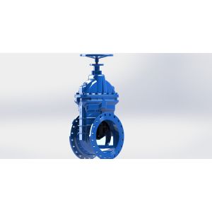 Soft Sealing Non Rising Stem Water Gate Valve With Handwheel Or Top Cap