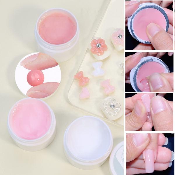 Custom Logo Polly Gel Wholesale Nail Supplies Private Label UV Poligel Nail Extension Poly Acrylic Gel