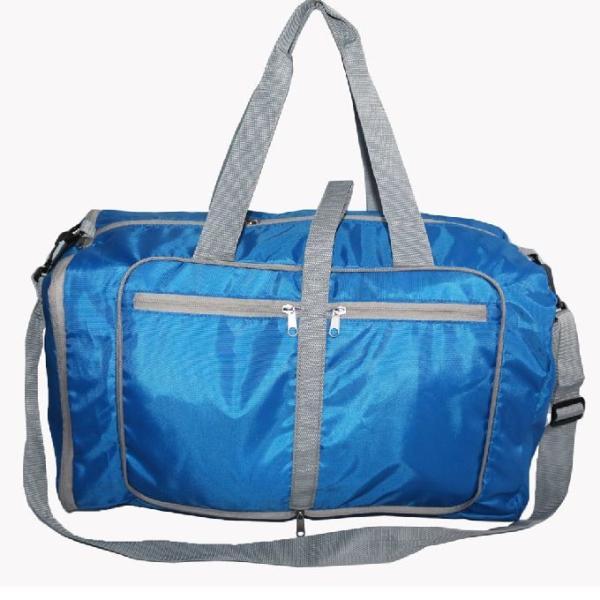 Buy Polyester Foldable Duffel Bag With Independent Shoe Compartment at wholesale prices