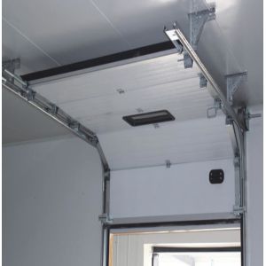 Automatic Insulated Sectional Overhead Doors Sliding Garage Metal Customized