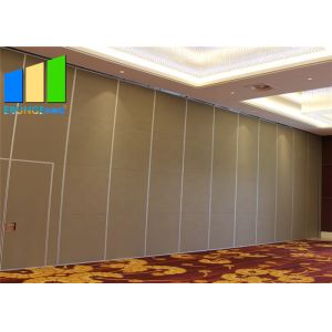 Hanging System Laminate Sound Proofing Foldable Room Dividers With Wheels