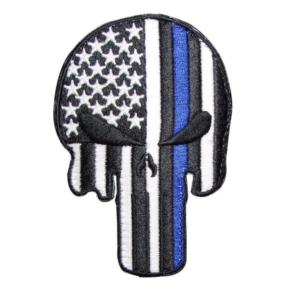 Unisex US American Flag Velcro Patch / Military Punisher Tactical Patch