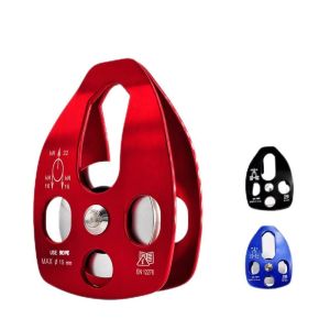 Versatile Climbing and Descending Hardware 7075 Rescue Pulley Aluminum Bearing