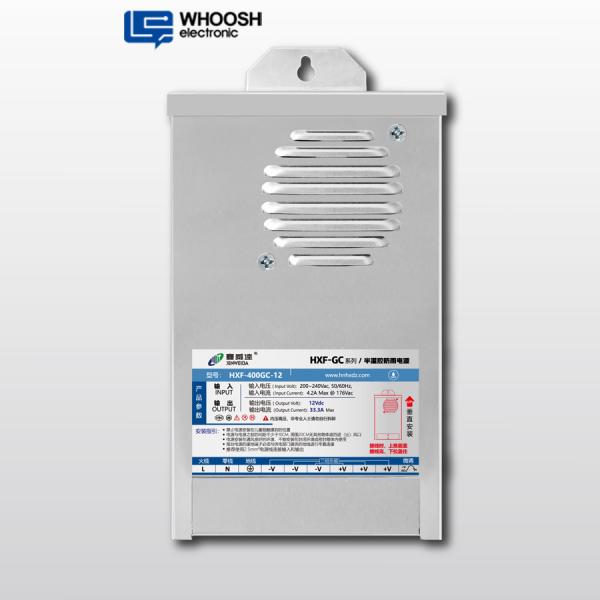 Buy Resin Semi Potter LED Sign Power Supply 12V 33A 400 Watt LED Driver With Fan at wholesale prices