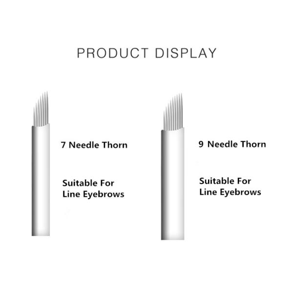 Blade Microblading Tattoo Needle Sets White Skin Needles For Manual Tattoo Pen