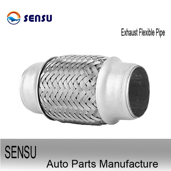 Buy Double  Mesh Braids Stainless Steel Exhaust Flex Pipe 51mm*100mm at wholesale prices