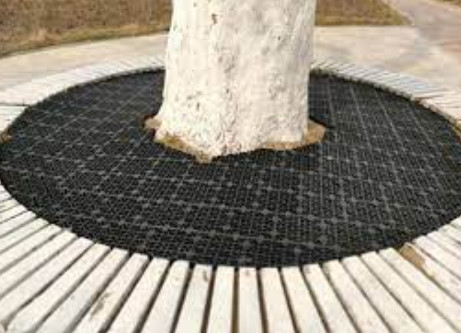 Environment Friendly Tree Roots FRP Grating Panels For Fixing Soil And Reducing