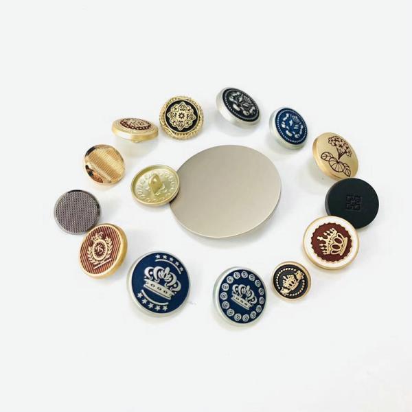 Wholesale Custom Brand Metal Garment button Custom Made Metal Buttons for Lady Coat