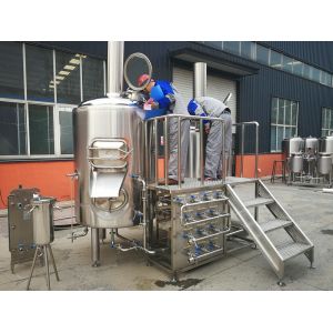 Multifunctional 500L Beer Brewing Equipment Brewhouse Combanation With 8