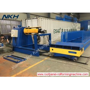 10 Tons Hydraulic Decoiler 1250mm Coil Width Tapered Wedge Design