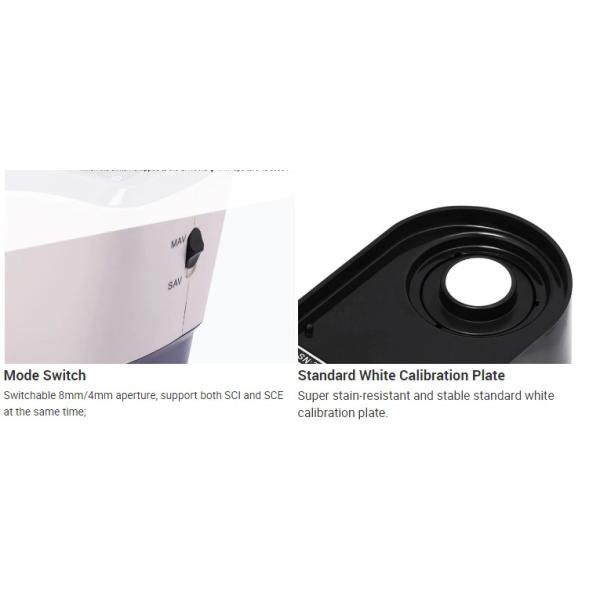 Grating 8mm 3nh Spectrophotometer 400-700nm Wavelength With Color Matching Software