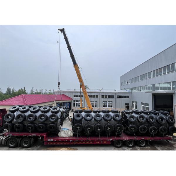 Colorful Polyurethane Eva Fender / Foam Filled Fender With Hot Galvanized Chains