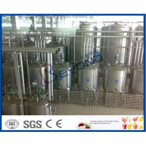 10000LPD UHT Milk Processing Line for Long Shelf Life Milk / Pure Milk ISO9001