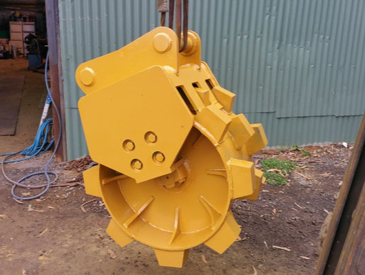 1.02cbm 25T Excavator Compactor Wheel Road Compaction Roller Wheel