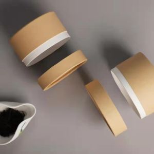 Customization Raw Protein Paper Tube Packaging For Spices Offset Printing
