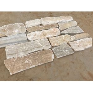 Thickness 2.5cm Wall Cladding Limestone Random Coursed Stone