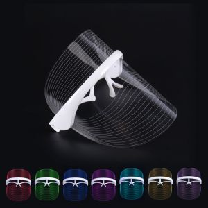 18W PDT Facial Light Therapy 7 Colors LED Facial Masks With Neck