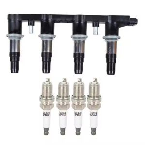 China Ignition Coils with Spark Plugs 4pcs set 55561655 96476983 1208086 for Chevrolet Sonic 1.8L 2012-2018 on sale