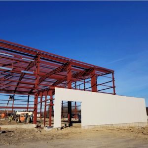 High Intensity Prefab Hangar Buildings Fast Install Steel Airplane Hangar