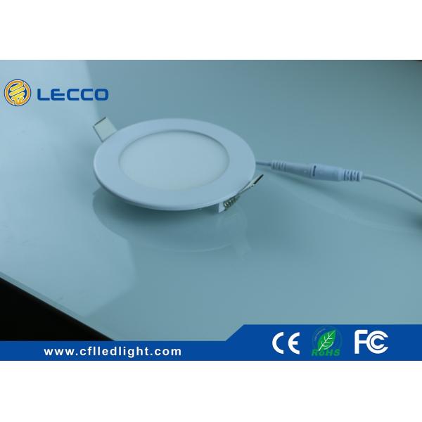 Kitchen Lighting 3W Round Led Panel Light , Power Saving Led Suspended Ceiling