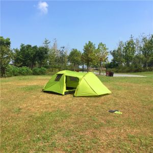 Hot Selling Double Layers 4-5 Person Waterproof Outdoor Camping Tent Family