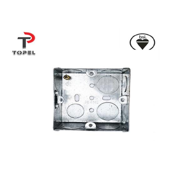 Buy Galvanized Steel Electrical Boxes And Covers Single Gang at wholesale prices