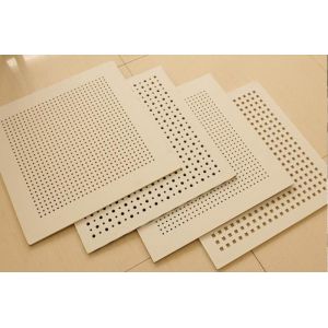 Rectangular Shape Artistic Gypsum Ceiling Boards For Construction Project