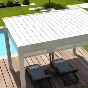 Longevity Guaranteed By Robust Construction Outdoor Aluminum Pergola With