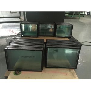 clear bevel ed tempered insulated glass panel with 14MM thickness